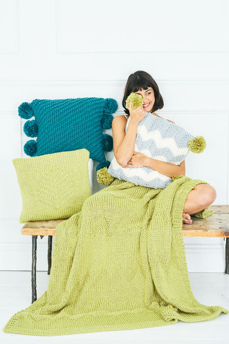 Blanket and Cushions in Stylecraft Special XL 9789