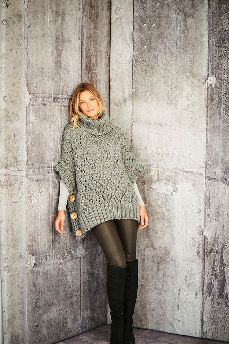 Sweater and Poncho in Stylecraft Special XL Tweed 9807