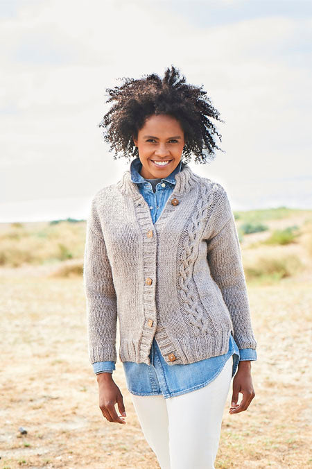 Jacket and Sweater in Stylecraft Softie 9812 (printed pattern)