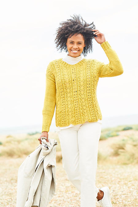 Tunic and Sweater in Stylecraft Softie 9815 (printed pattern)