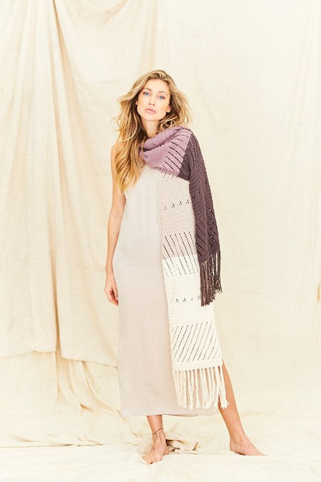 Shawls in Stylecraft Naturals Organic Cotton DK 9836 (printed pattern)