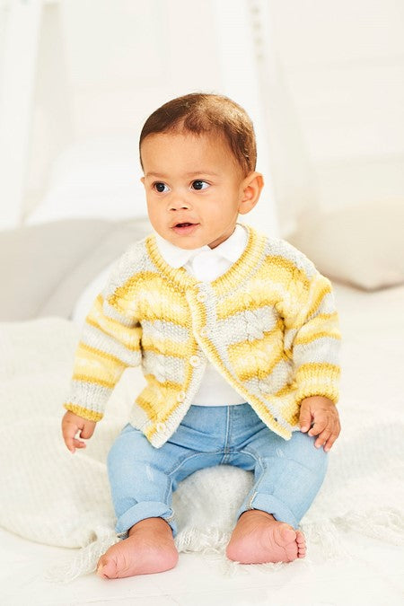 Cardigan and Sweater in Stylecraft Bambino Prints DK 9844