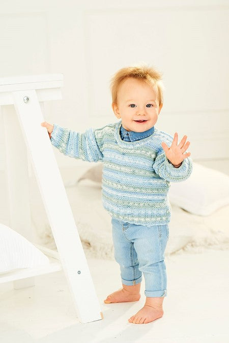 Cardigan and Sweater in Stylecraft Bambino Prints DK 9846