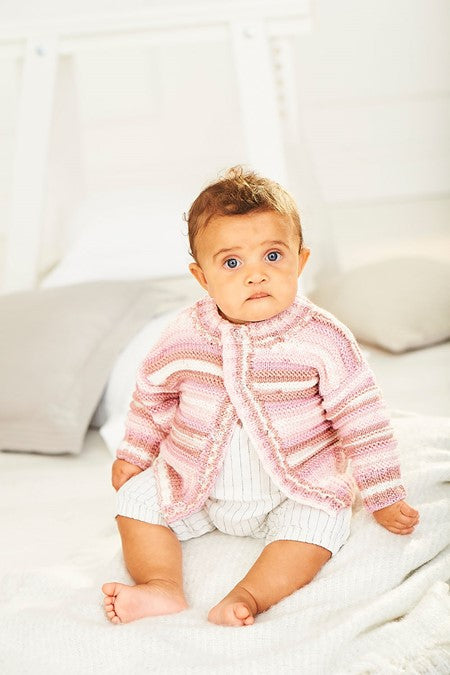 Cardigan and Sweater in Stylecraft Bambino Prints DK 9846