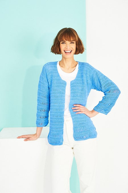 Crochet Cardigan and Sweater in Stylecraft Naturals Organic Cotton DK 9915