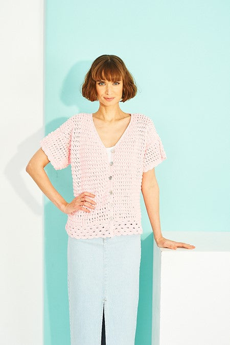 Crochet Cardigans in Stylecraft Naturals Organic Cotton DK 9917