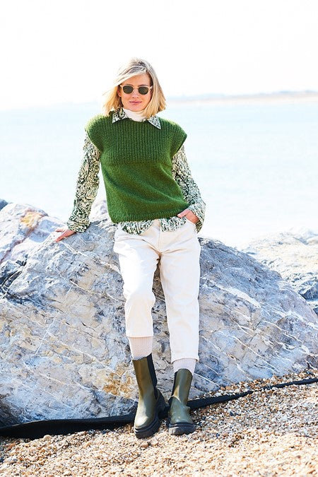 Tank Tops in Stylecraft Grace 9929 (printed pattern)