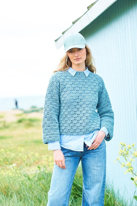 Crochet Filet Jumpers in Stylecraft Bellissima and Special DK 9967