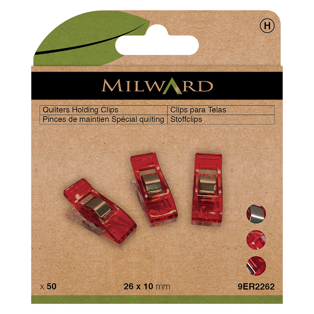 Milward Quilters Holding Clips