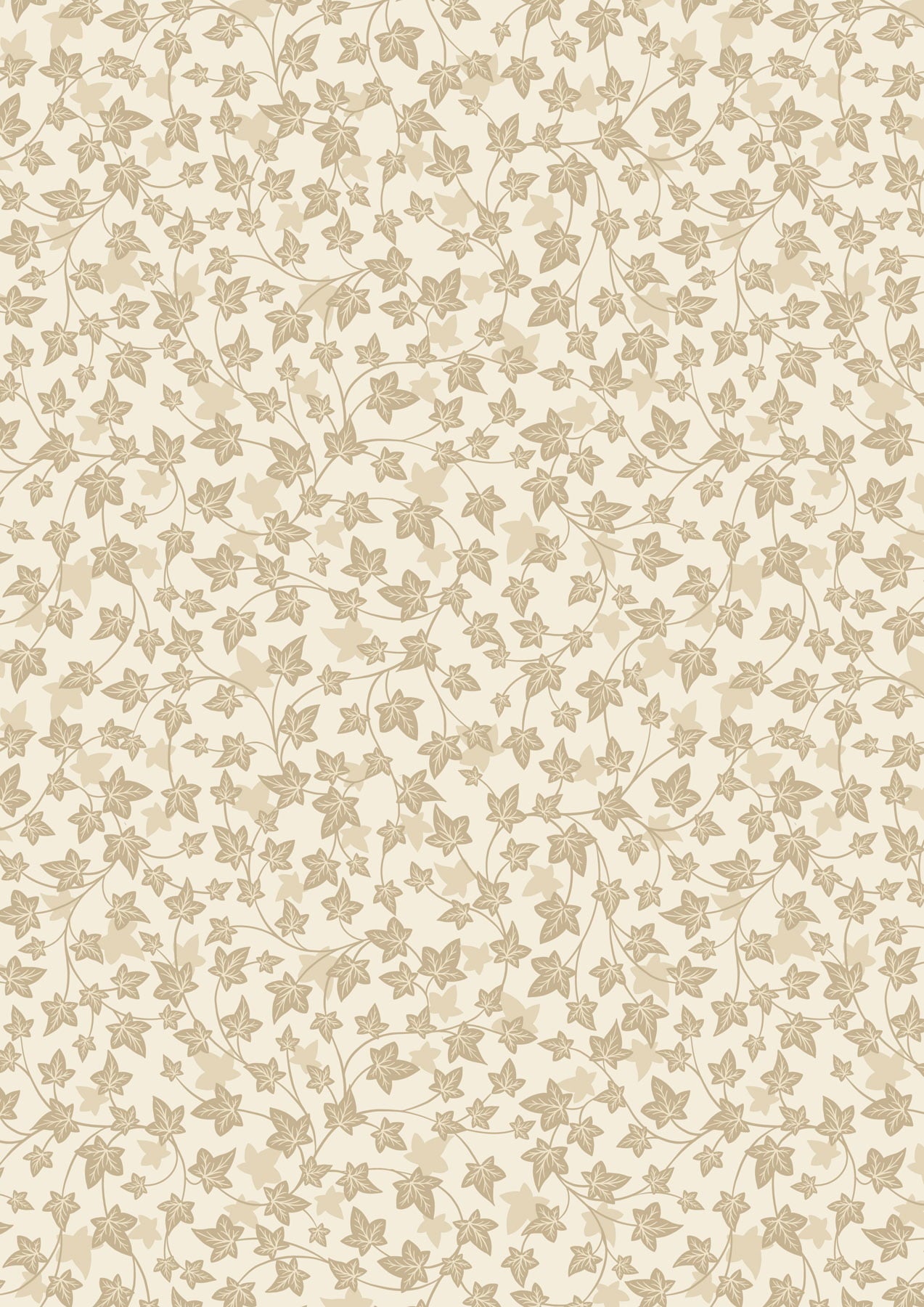 Evergreen by Lewis & Irene: Ivy on Cream (A692.1)