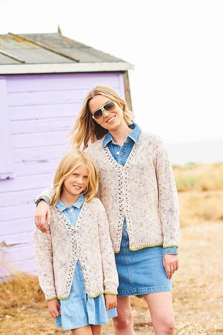 Sweater and Cardigan in Stylecraft Love You 9970 (printed pattern)