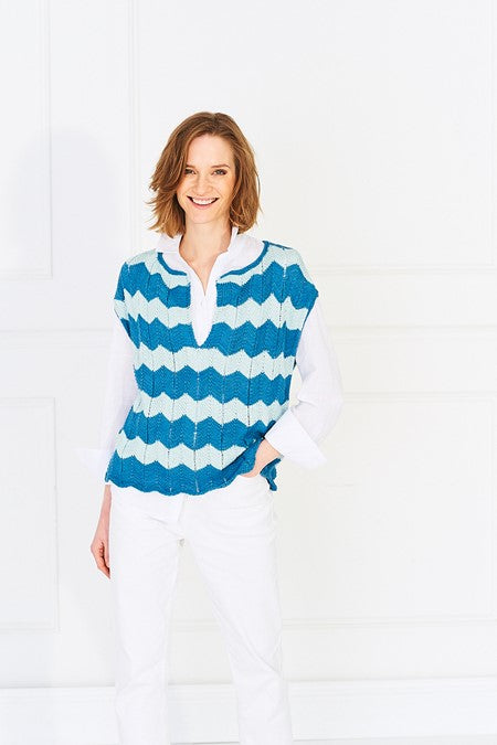 Top and Tank in Stylecraft Naturals Bamboo+Cotton 9991