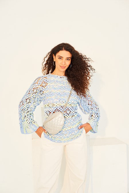 Crochet Top and Shrug in Stylecraft Colour Burst 10133