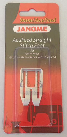 Janome AcuFeed Straight Stitch Foot for 9mm Models Cat D (except MC9900)