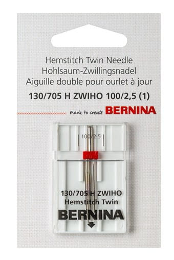 Bernina Hemstitch Sewing Machine Twin Needle 100/2.5 (130/705H ZWIHO)
