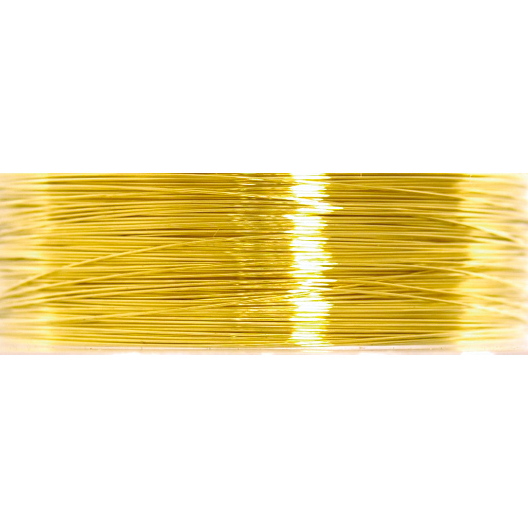 Trimits Beading Wire 34 Gauge 21.9m: Gold