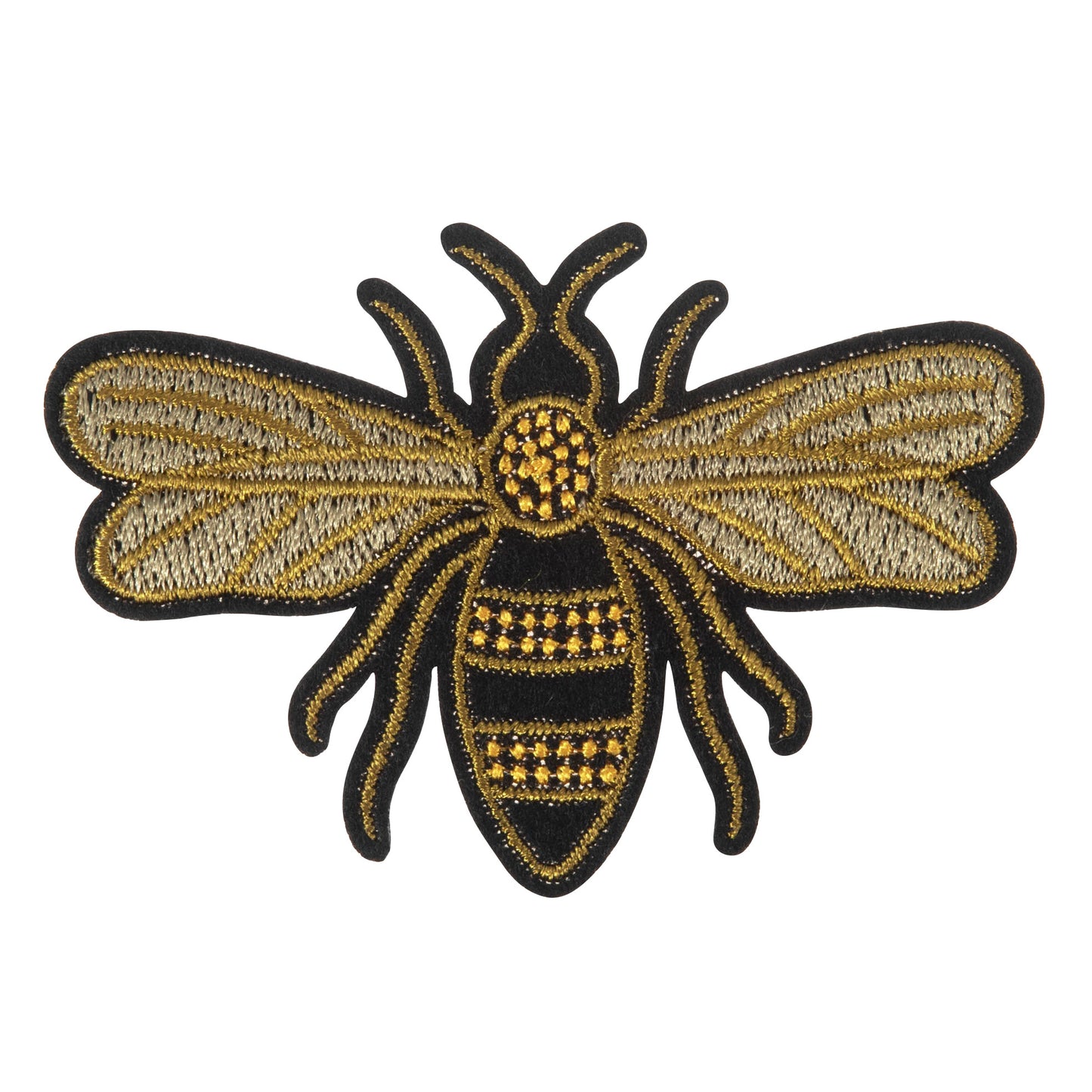 Trimits Metallic Bee Iron-on/Sew-on Motif