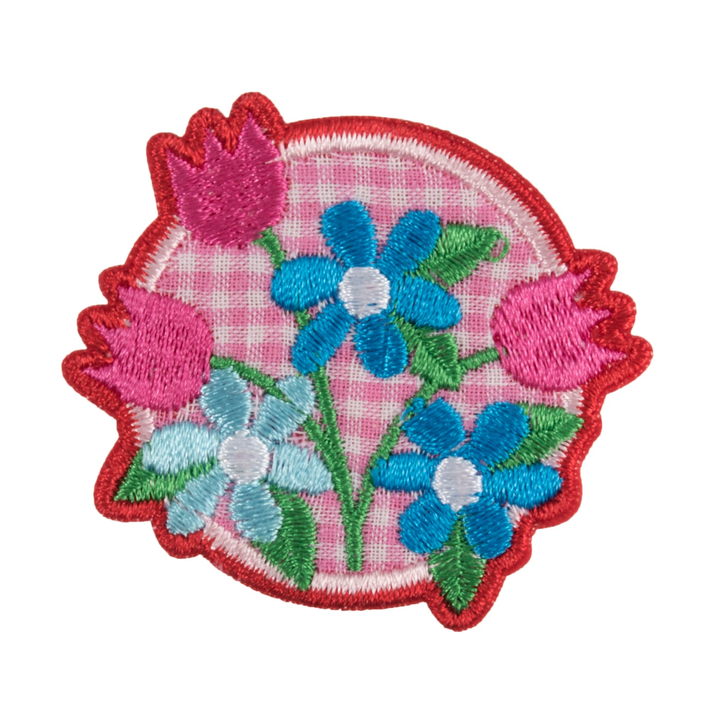 Trimits Floral on Gingham Iron-on/Sew-on Motif