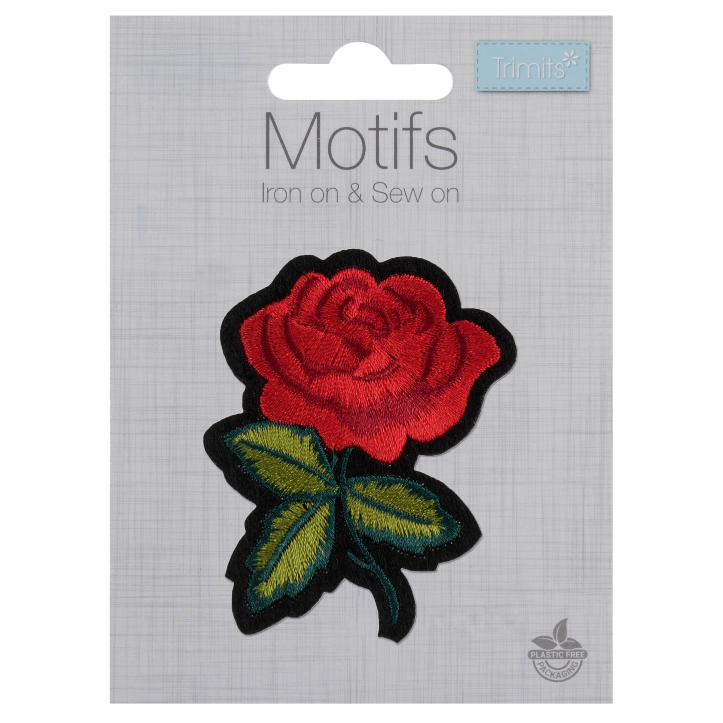 Trimits Rose Iron-on/Sew-on Motif