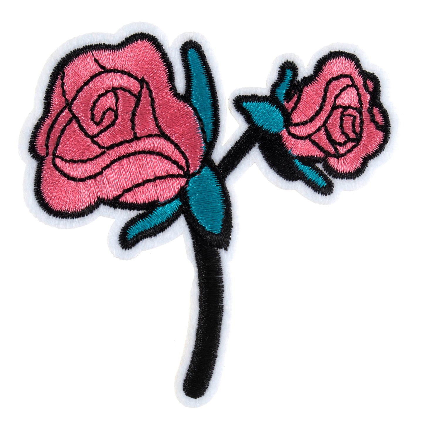 Trimits Roses on Stem Iron-on/Sew-on Motif