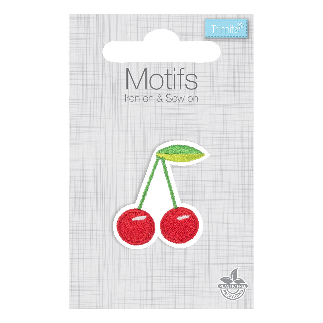 Trimits Cherries Iron-on/Sew-on Motif
