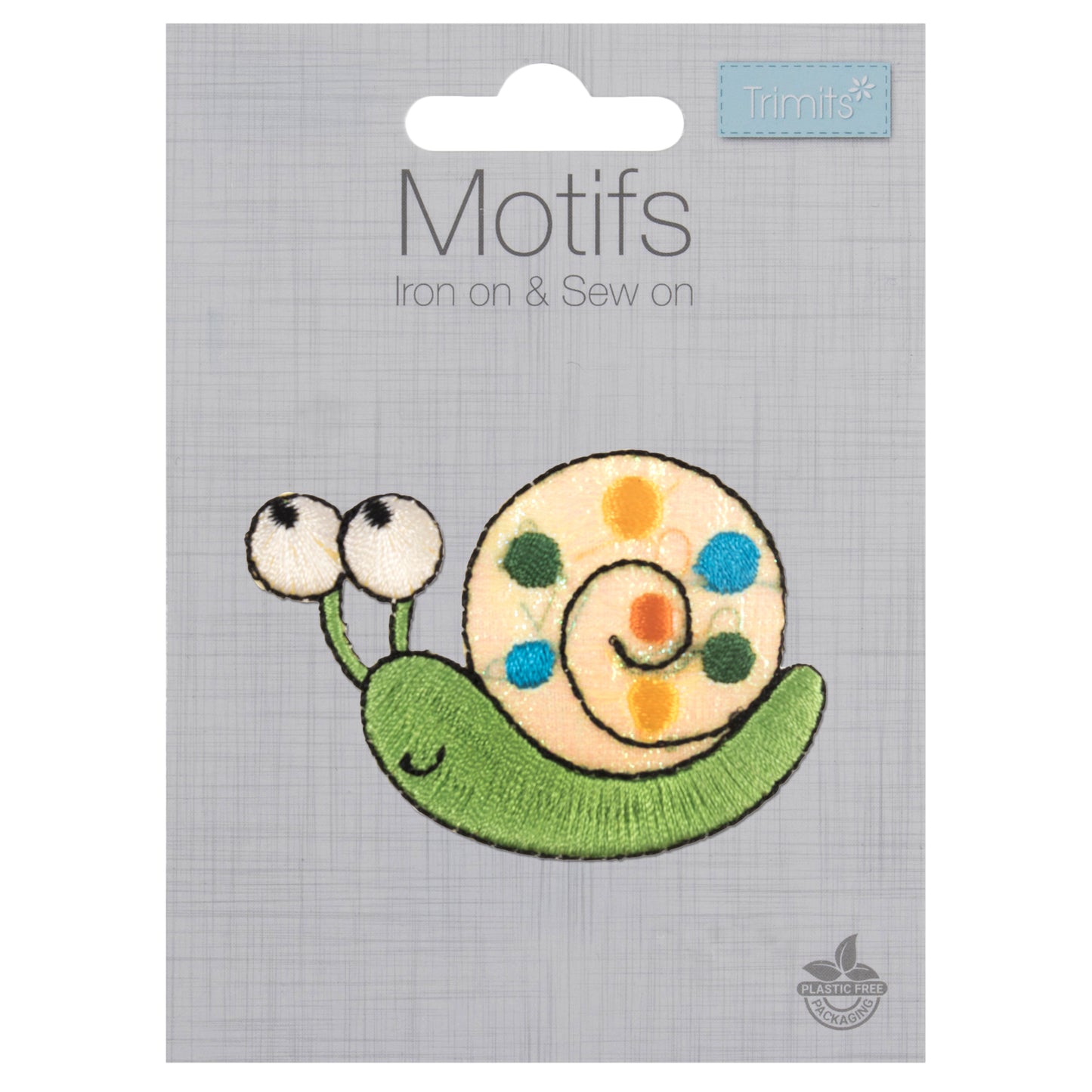 Trimits Snail Iron-on/Sew-on Motif