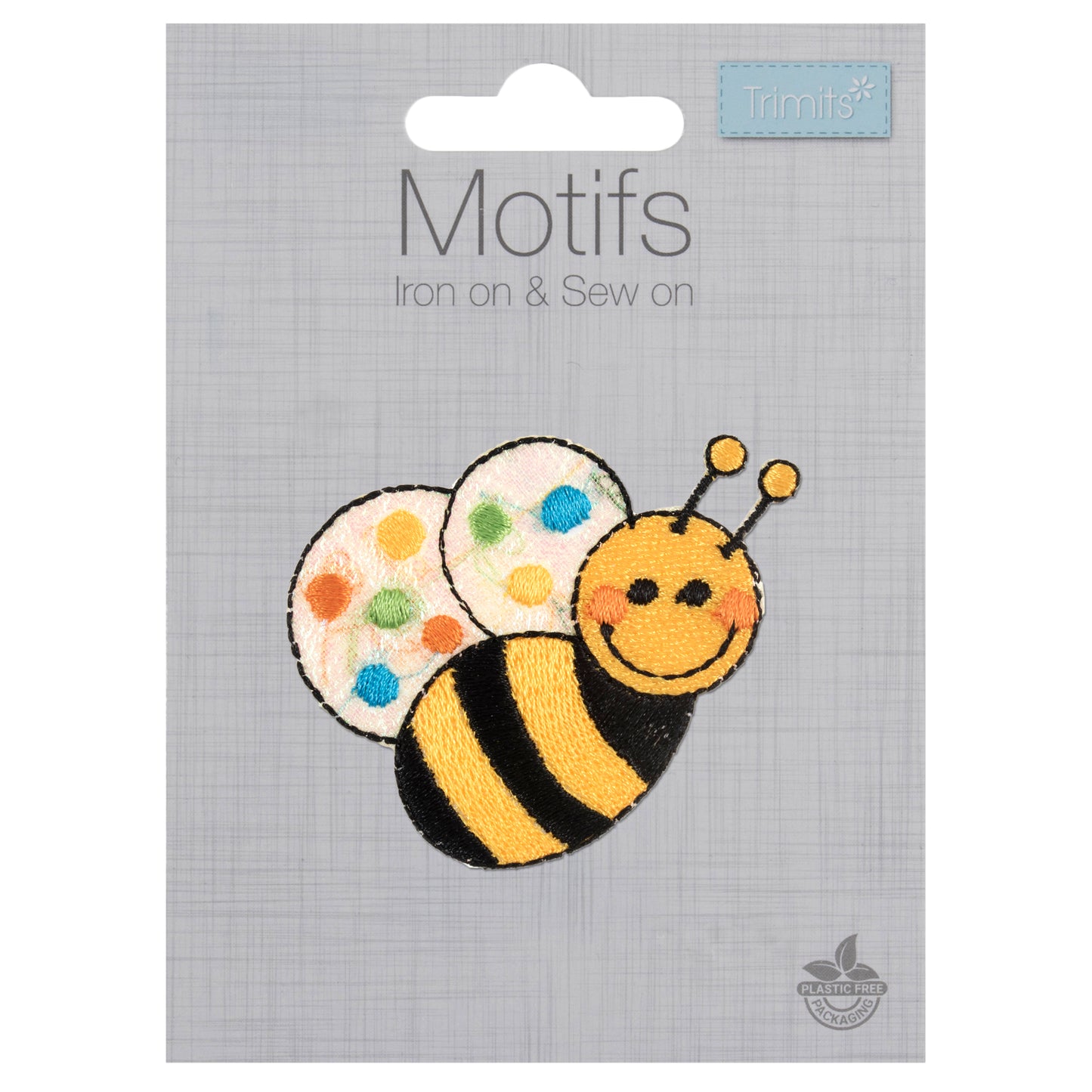 Trimits Bumble Bee Iron-on/Sew-on Motif