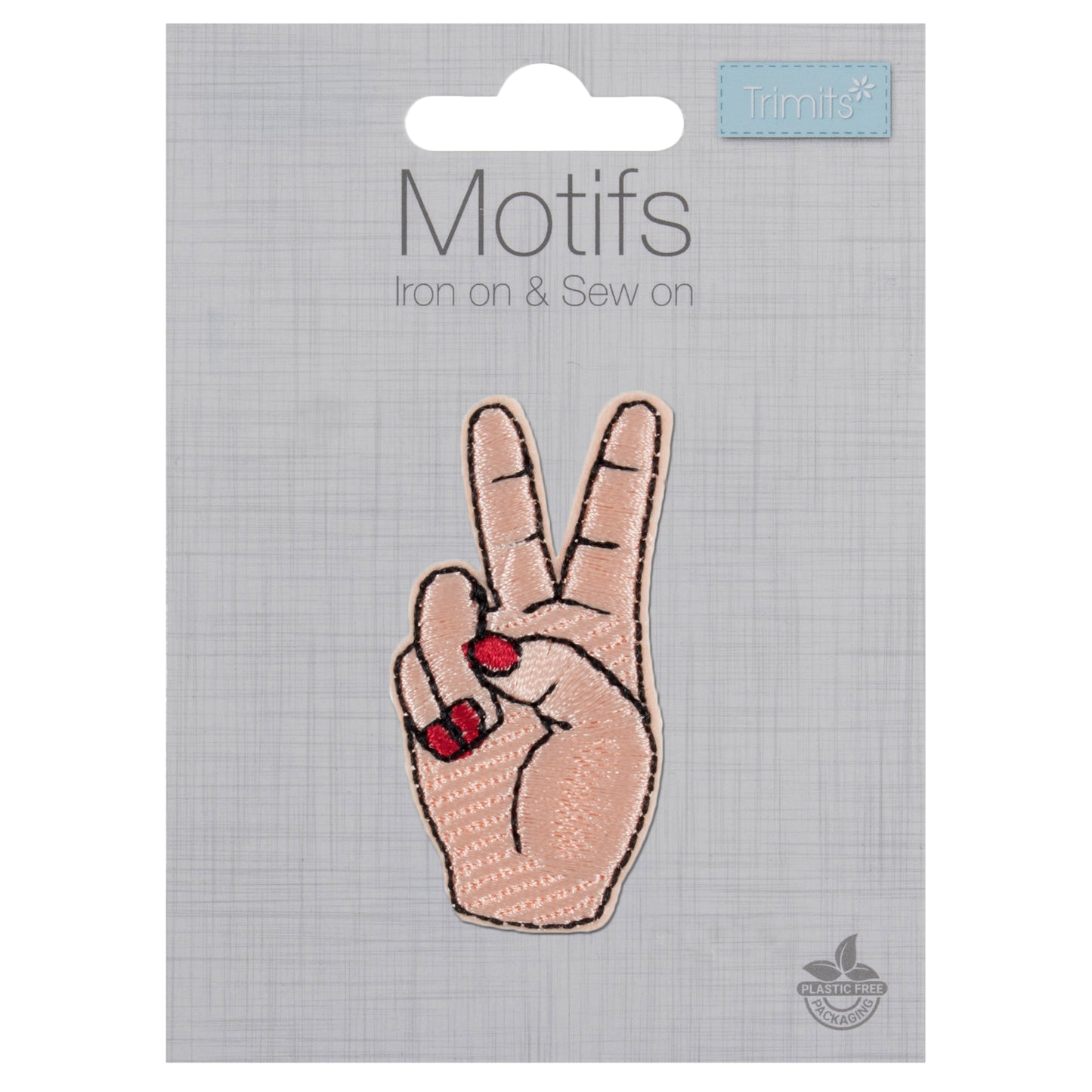 Trimits Peace Sign Iron-on/Sew-on Motif