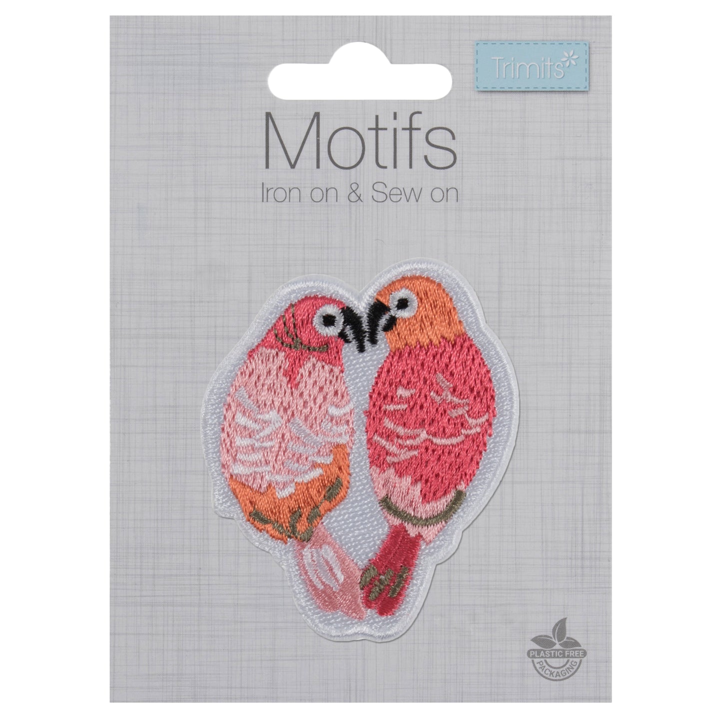 Trimits Love Birds Iron-on/Sew-on Motif