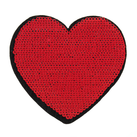 Trimits Red Heart Iron-on/Sew-on Flip Sequin Motif