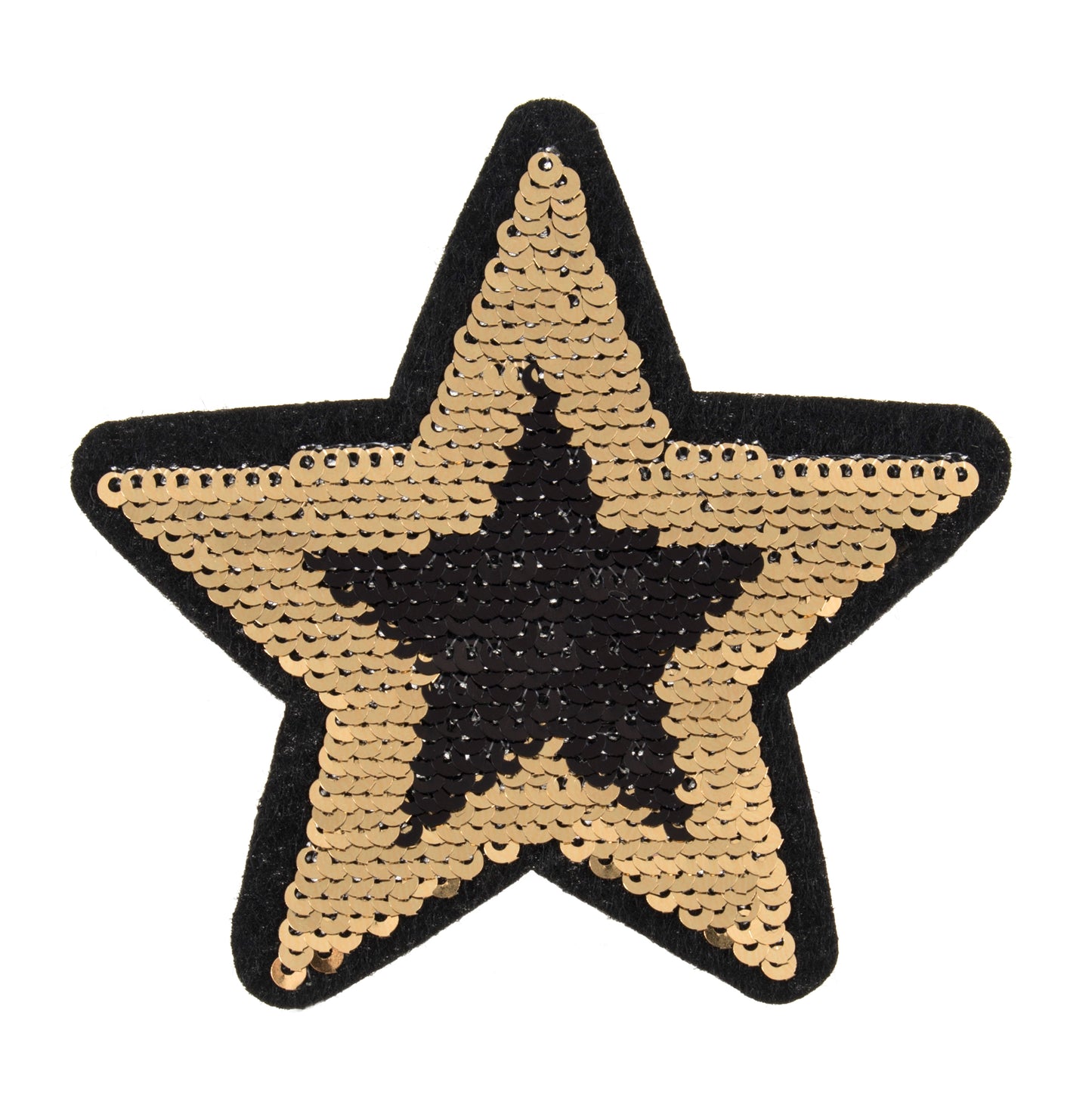 Trimits Star Iron-on/Sew-on Flip Sequin Motif