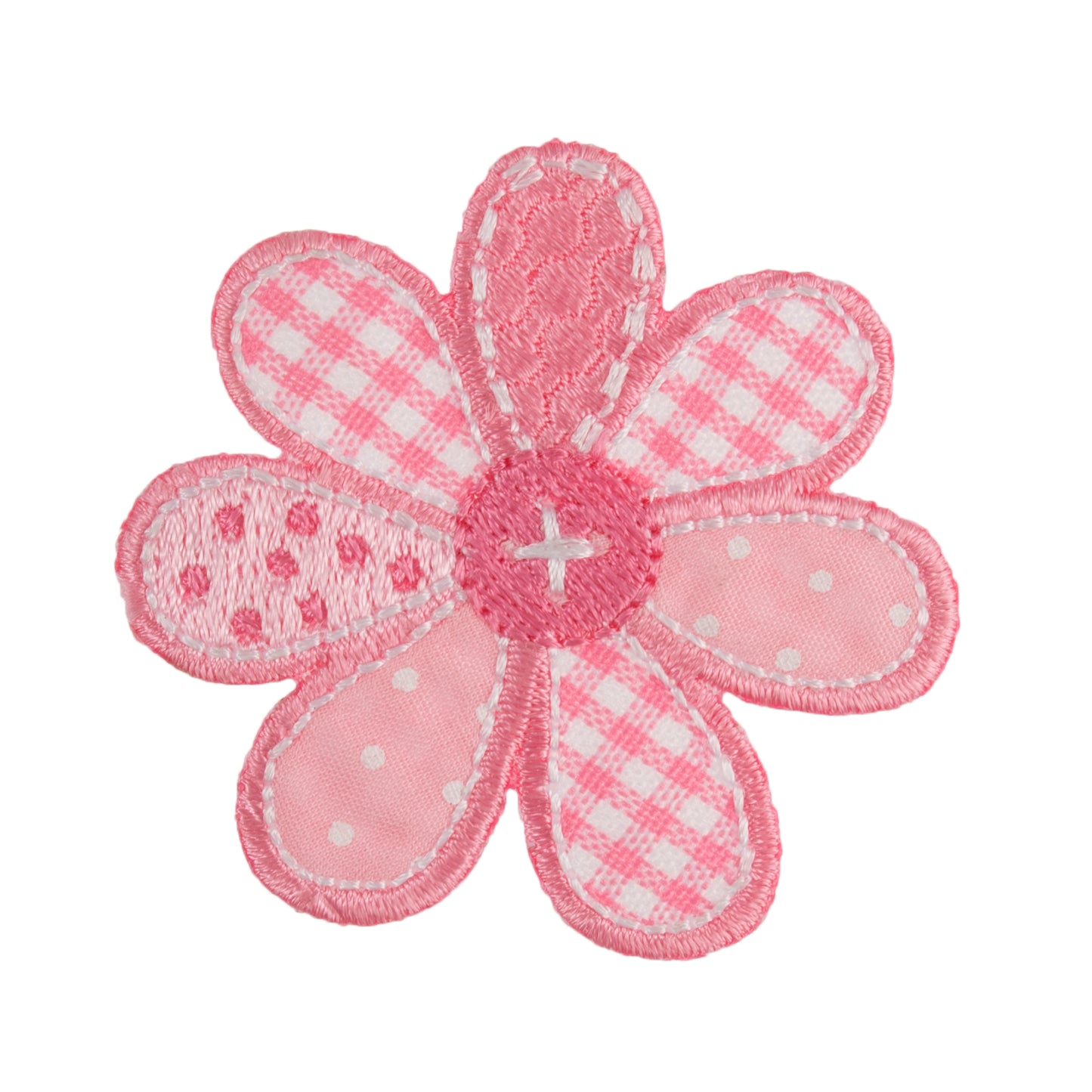 Trimits Patchwork Flower Iron-on/Sew-on Motif