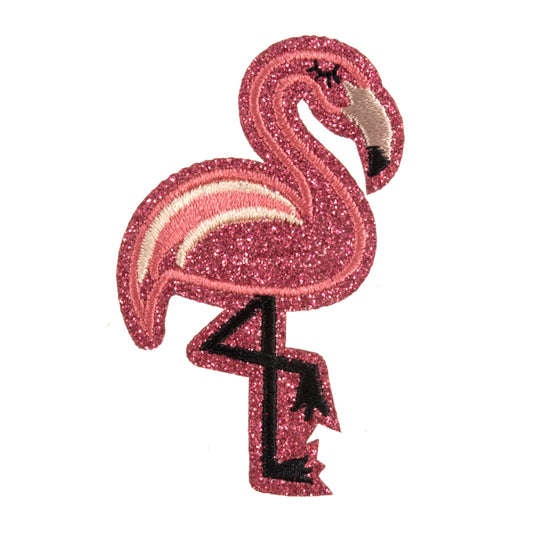 Trimits Glitter Flamingo Iron-on/Sew-on Motif