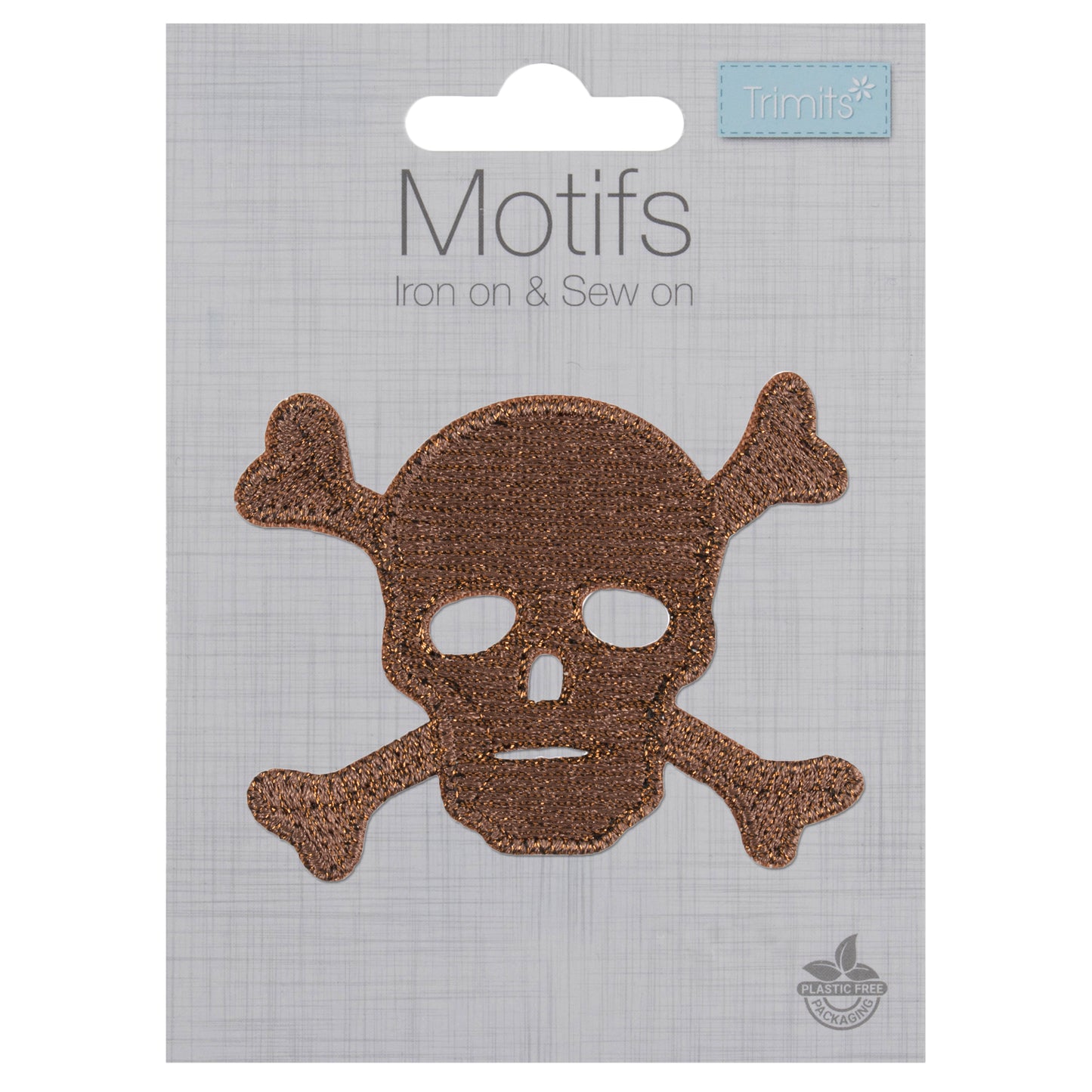 Trimits Skull and Bones Iron-on/Sew-on Motif