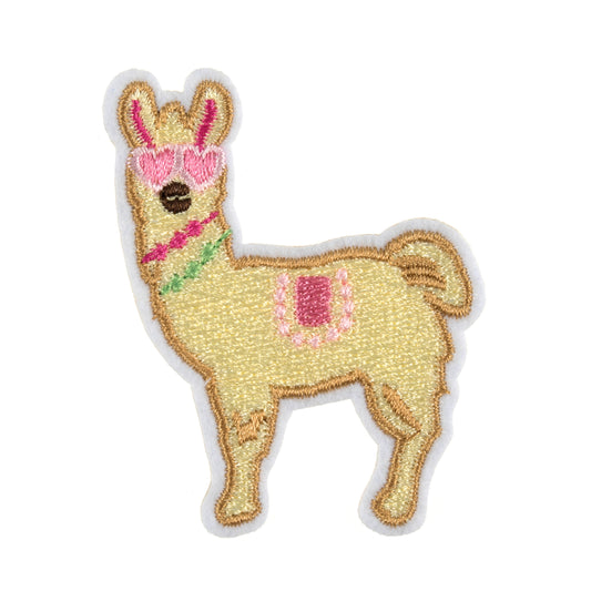 Trimits Llama in Glasses Iron-on/Sew-on Motif