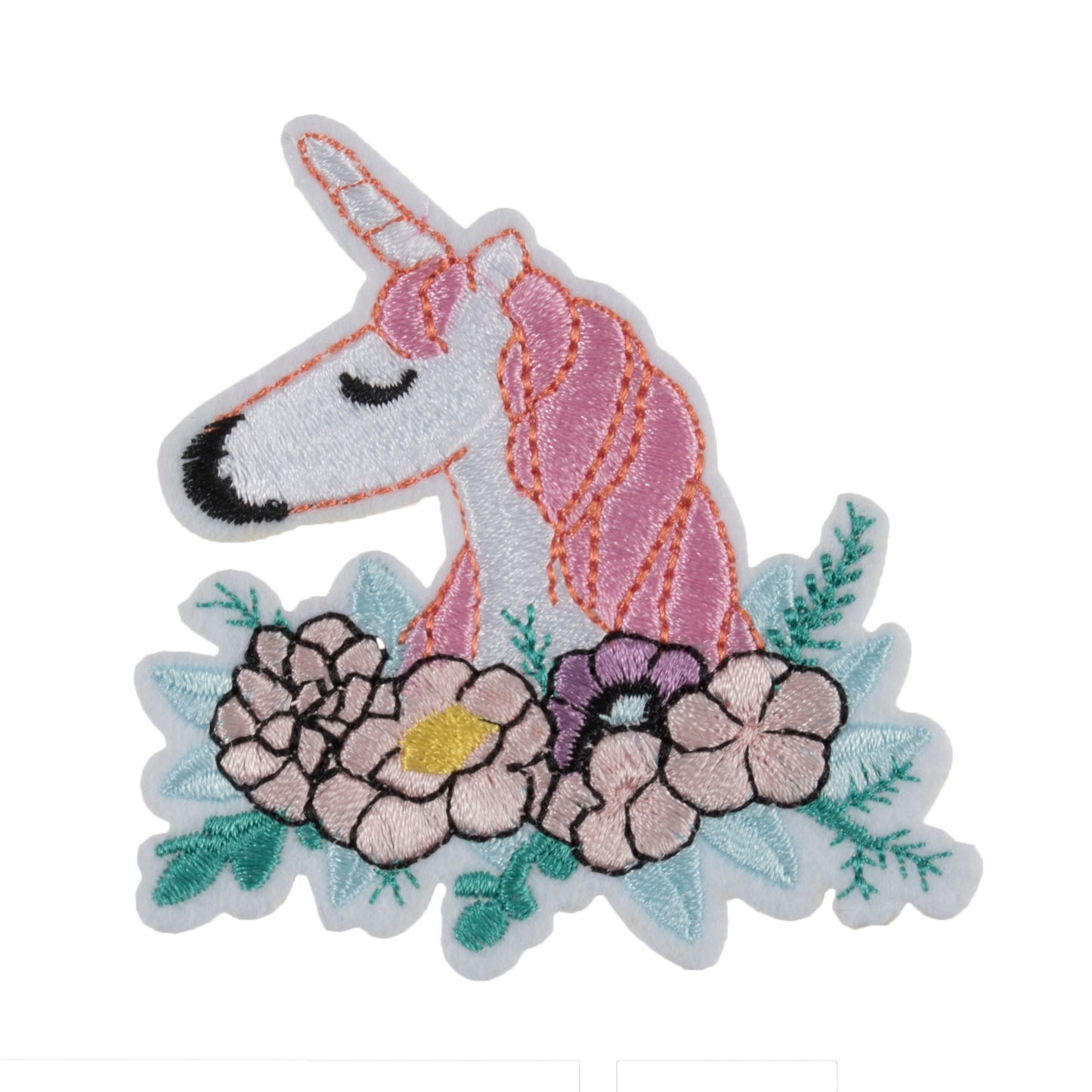Trimits Floral Unicorn Iron-on/Sew-on Motif