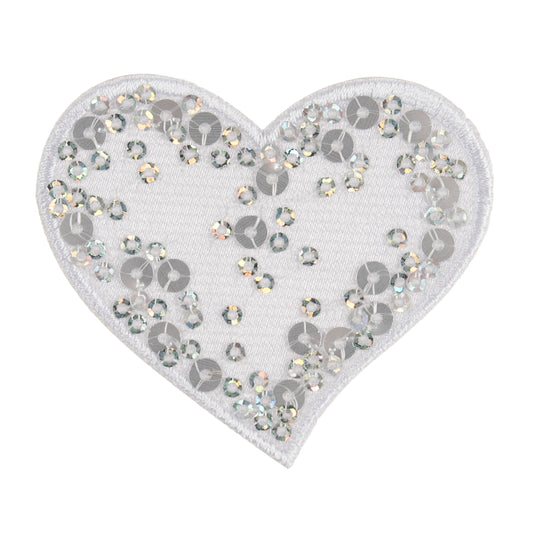 Trimits Sequined Heart Iron-on/Sew-on Motif