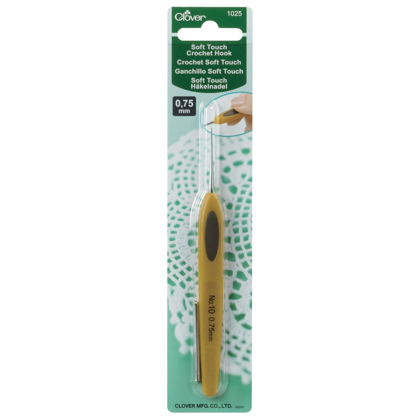 Clover Soft Touch Crochet Hook (0.50mm-6.00mm)