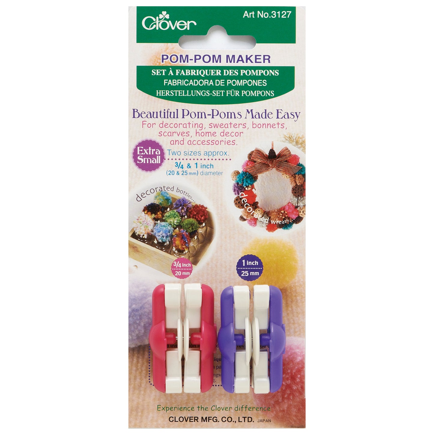 Clover Pom Pom Maker: Extra Small