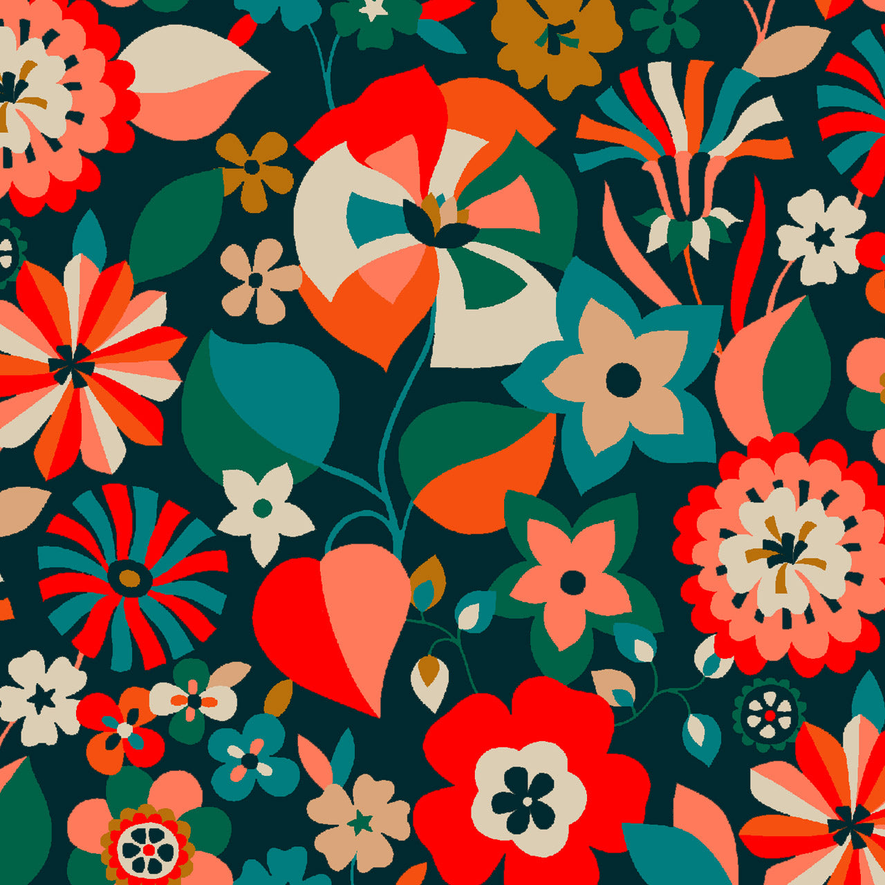 Florali Needlecord by Sholto Drumlanrig: Flame