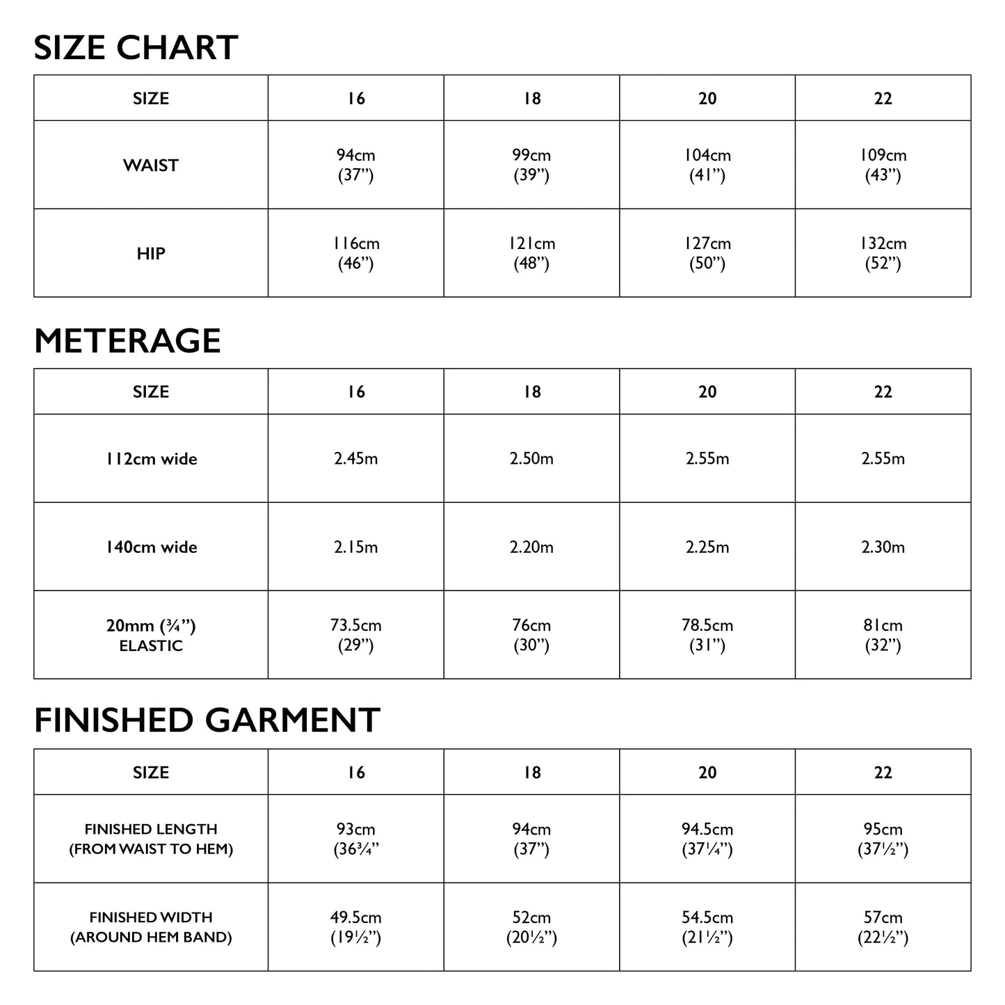 Demi Pants by Tessuti (paper sewing pattern)