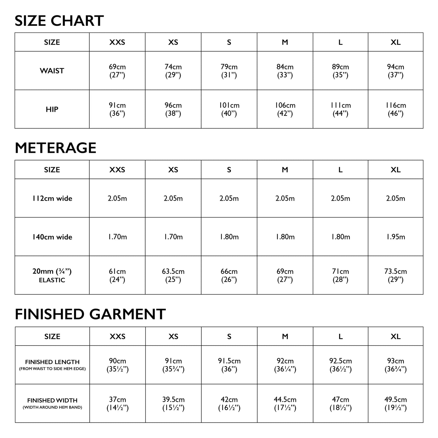 Demi Pants by Tessuti (paper sewing pattern)