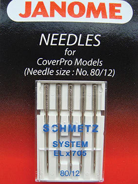 Janome CoverPro/Overlocker Needles 80/12 (ELx705)