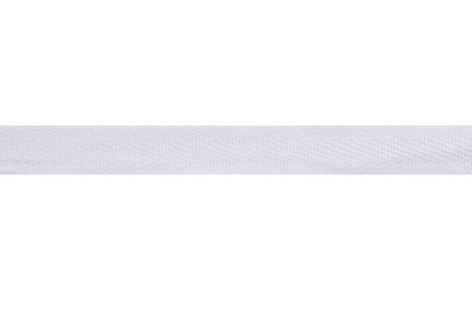 Herringbone Tape 25mm: White