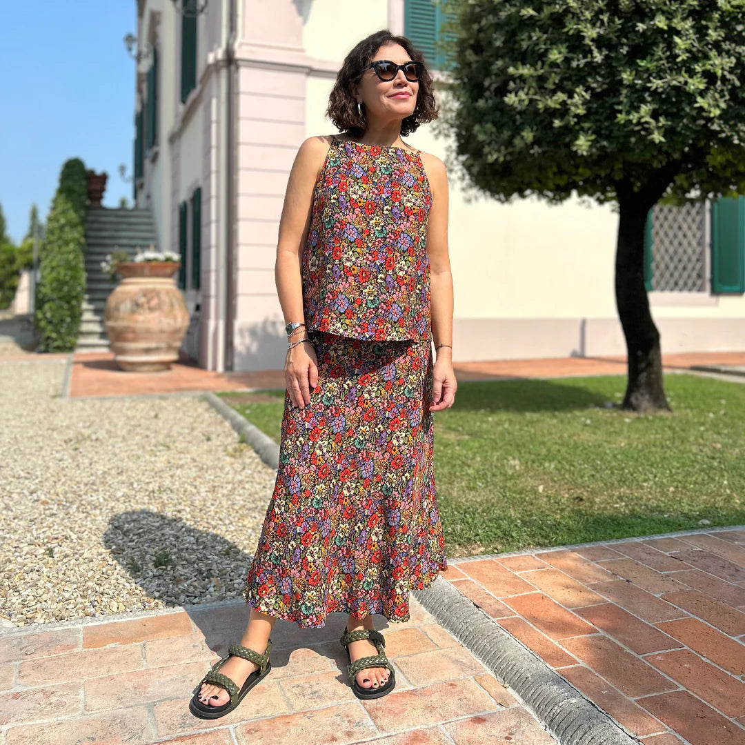 Evie Bias Skirt by Tessuti (paper sewing pattern)