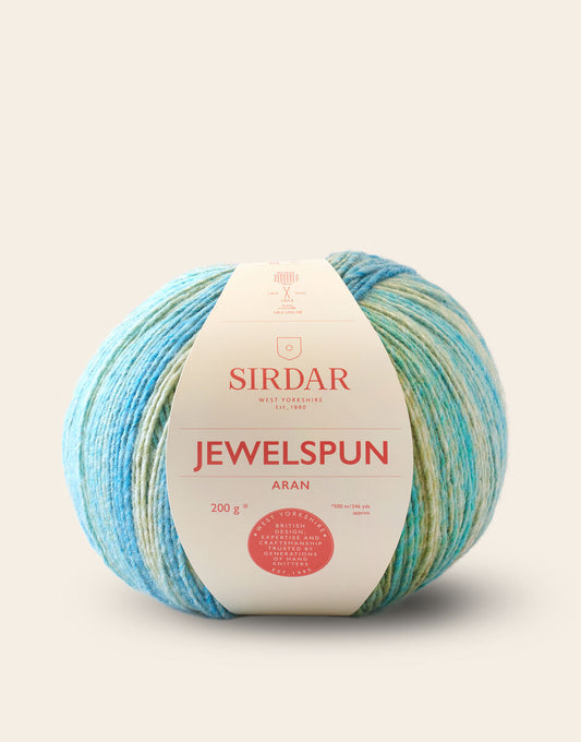 Sirdar Jewelspun Aran: Golden Green (845)