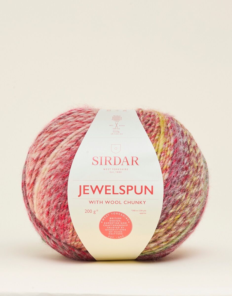 Sirdar Jewelspun Chunky with Wool: Precious Reef (204)