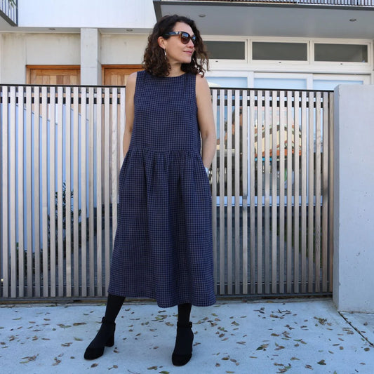 Felicia Pinafore Dress by Tessuti (paper sewing pattern)