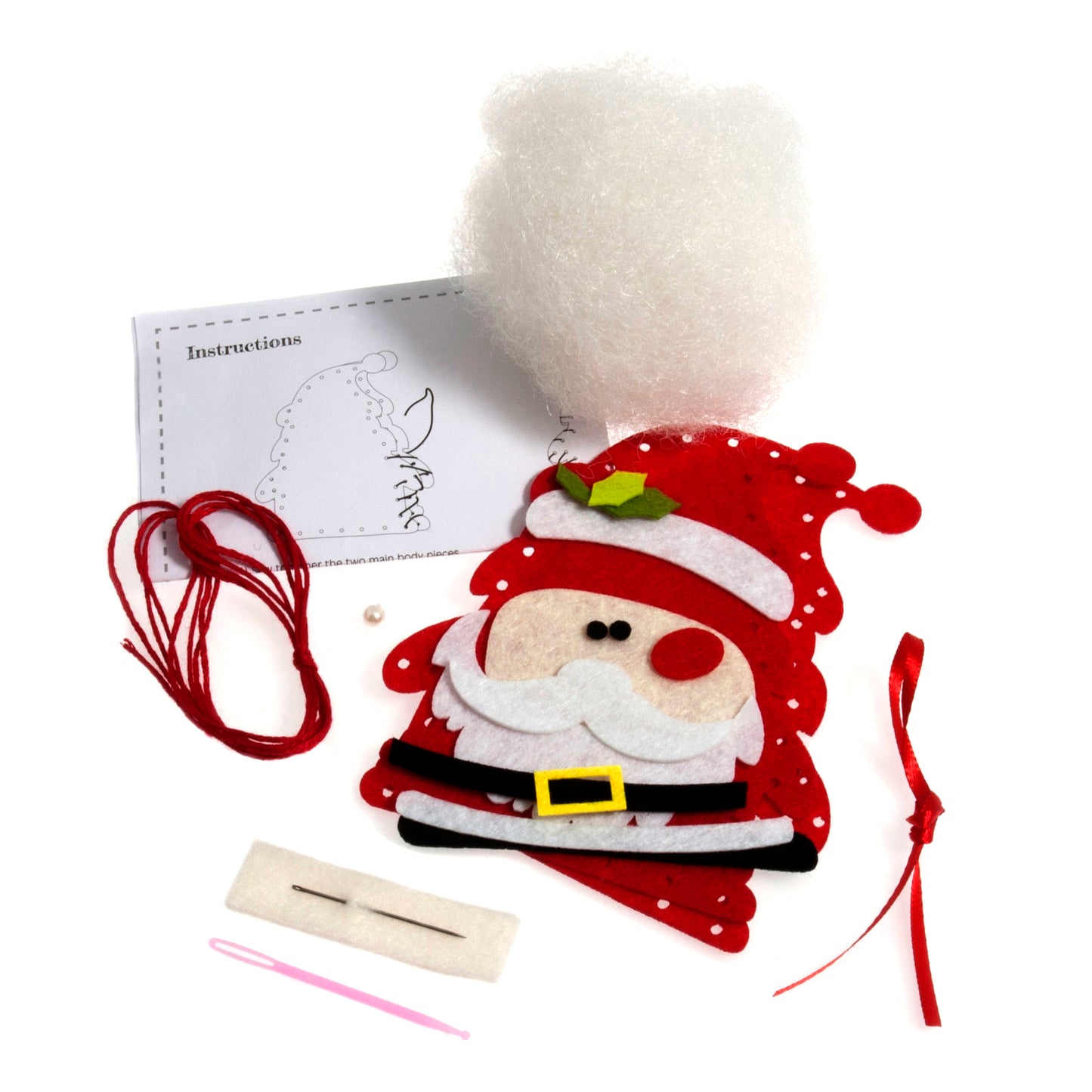 Trimits Make Your Own Father Christmas Felt Decoration Kit