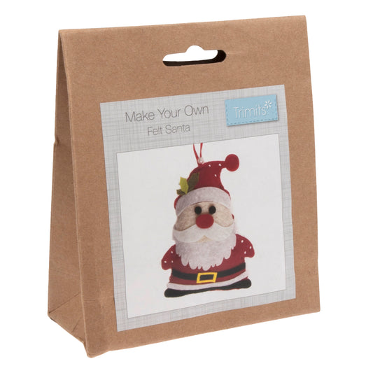 Trimits Make Your Own Father Christmas Felt Decoration Kit